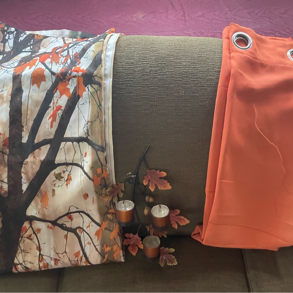Autumn Tree Print Bedding Set